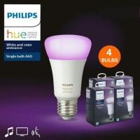 ราคา Philips Hue Bulb Value Set - หลอดไฟอัจฉริยะเปลี่ยนสีได้ แพ็ค 4 หลอด (1539987038)