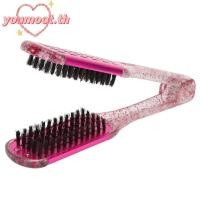 ราคา คุณมูต หวีเฝือกยืดผม, ที่หนีบผมตรงสองด้านสีแดงกุหลาบแบบคงที่, ผมนุ่มมืออาชีพการออกแบบตามหลักสรีรศาสตร์ที่หนีบผมตรงแปรงหนีบร้านใช (46962152230)