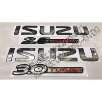 ราคา Sticker สติ๊กเกอร์ดั่งเดิมติดท้าย ISUZU คำว่า ISUZU 2.5 TURBO, 3.0 TURBO (สำหรับ ISUZU DRAGON)(อีซูซุ) (10805979548)