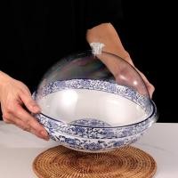 ราคา Commercial Blue White Porcelain ชามขนาดใหญ่ซูเปอร์มาร์เก็ตผักดองผักดองผักดองผักดองผักดองผักเย็นกล่องแสดงผักเซรามิค (43731300776)