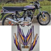ราคา UNGU Striping สติกเกอร์ Polet รายชื่อรถจักรยานยนต์ honda gl max glmax 1997 1998 neo tech สีดําสีม่วงรายการร่างกายคุณภาพมาตรฐาน Crown สติกเกอร์ (47511068467)