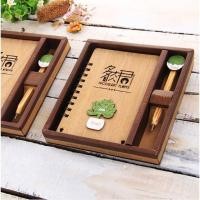 ราคา สมุดโน๊ต ไดอารี่ปกไม้ พร้อมปากกา (มีเส้น) (8761869237)