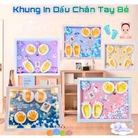 ราคา [2024 รุ่นใหม่] Safe Baby Handprint Frame (33x38cm-35x43cm) HT Wall Photo Frame Preserves Beautiful Moments (51756128073)