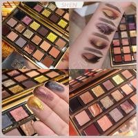 ราคา HUDA18 Color Eyeshadow European American Pearlescent Rose Gold Eyeshadow Palette (49652764780)