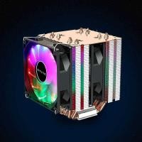 ราคา 6 คุณภาพสูง ท่อความร้อน RGB 3PIN ชุดระบายความร้อน CPU 3 พัดลม สำหรับ AM2/AM3/AM4 LGA 1150 1155 1366 (51651207390)
