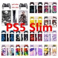 ราคา 50 สีสติกเกอร์ผิวใช้งานร่วมกับ Sony Playstation 5 Slim Disc & Digital Edition ไวนิล Decal รูปแบบชุดฟิล์มป้องกันสําหรับ PS5 SLIM คอนโซล & 2 ชิ้น Controller (52959561404)