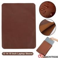 ราคา LEMONTREE Laptop Sleeve Carring, Microfiber Lining 13 14 15 นิ้วโน้ตบุ๊ค, Water and Splash Proof PU Leather Laptop Bag for Dell Laptop (53511843855)