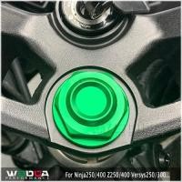ราคา Steering Stem Top Yoke Nut For Kawasaki ninja 250 400 Z250 Z400 Verysys 250 400 Z250SL ZZR 1100 ZX- (54257133458)