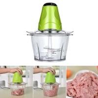 ราคา เครื่องบดหมู สีเขียว บดสับ เครื่องปั่นผสมอาหารไฟฟ้า อเนกประสงค์ electric multi - function meat grinder (26267478906)