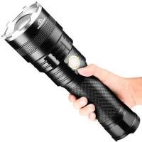 ราคา ไฟฉายซูมได้ ความสว่างสูง 4688 LM CREE XHP70 พร้อมแบตเตอรี่ 26650 5000mAh และอแดปเตอร์สายชาร์จ (6210799839)