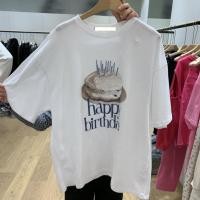 ราคา {โย้ว} เสื้อยืด เสื้อลำลอง แขนสั้นลวดลลายน่ารักๆ สบายๆผ้าโพลีเอสเตอร์ 02-11-24 (27616315412)
