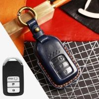 ราคา เคสรีโมตกุญแจ ทำจากหนัง สําหรับรถยนต์ Honda Civic City Accord CRV CR-V XR-V Odyssey Vezel Jade Crider (14625939343)