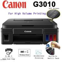 ราคา เครื่องปริ้น CANON PIXMA G3010 Printer All in One INK TANK WIFI (พร้อมหมึกแท้จากCANON สีละ1ขวด) (5414285245)