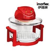 ราคา [เกรดบี] Imarflex_Z_ หม้อฝาอบลมร้อน โถแก้ว ขนาด 12 ลิตร สีแดง รุ่น IB-704(B) (4477304707)