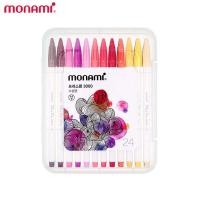 ราคา Monami Mercury pen marking pen plus pen 3000 24 สีชุด PP case (27028558110)