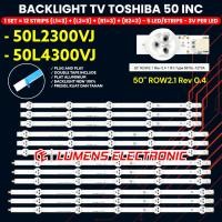 ราคา TOSHIBA TV BACKLIGHT 50 นิ้ว 50L2300VJ 50L4300VJ 50L2300 50L4300 50L 50" ROW2.1 REV 0.4 (48809172729)