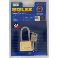 ราคา โจรไม่กล้า กุญแจSolex แม่กุญแจคอสั้น-ยาว ระบบลูกปืน 35-40-45-50-55 มม. รุ่น EXTRA PLUS สีทอง (26077705328)