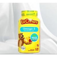 ราคา วิตามินกัมมี่ โอเมก้า LilCritters VitaFusion Omega-3 DHA Dietary Supplement 120 Gummy Fish USA (28339330613)