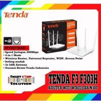 ราคา Tenda F3 F303H N300 WiFi 300Mbps เราเตอร์ไร้สาย 4-in-1 (27309943814)