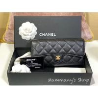 ราคา Used like New chanel sarah wallet black caviar HOLO25 (3415195185)