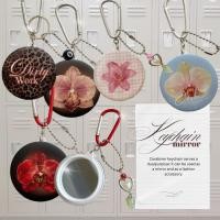ราคา GANTUNGAN Mirror Keychain ความงาม พวงกุญแจกระจก คาราบิเนอร์ความงาม (43910673720)
