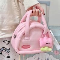ราคา กระเป๋าสะพายไหล่และถือ สีชมพูหวานละมุนใจ แฟชั่นสไตล์เกาหลี (40418314805)