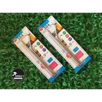 ราคา ชุดหลอดสแตนเลสพร้อมแปรงล้างหลอด (2272753673)