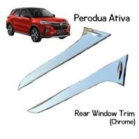 ราคา ตัดแต่งสปอยเลอร์หลัง Perodua Ativa (โครเมียม) (42380875950)