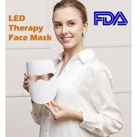 ราคา LED Face Mask Light Therapy 3 สีฟื้นฟูผิว Therapy LED Photon Mask Light Facial Skin Care Anti Aging (58058340719)