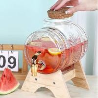ราคา โหลแก้วใส่เครื่องดื่ม โถจ่ายน้ำหวาน 1/3/5ลิตร (23667704324)