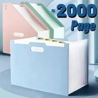 ราคา A4 F4 แฟ้มยืน/A4 F4 แฟ้มโฟลเดอร์กระเป๋าเอกสาร/กระเป๋าแฟ้มเอกสาร 13 ช่อง Desktop File Organizer/Document โฟลเดอร์กระเป๋าเอกสาร A4 (48310232059)
