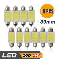 ราคา 65Infinite (แพ๊ค 10 COB C5W 39mm) LED C5W 39mm ไฟส่องป้ายทะเบียน 3W 220LM Super Bright สี ขาว (7106164563)