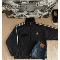 ราคา เสื้อadidas jacket ผลิตปลายปี 1990 (โลโก้ปัก) (ซิปใบไม้) วินเทจของแท้มือสอง (57756318423)