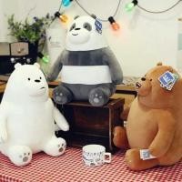 ราคา #หมอนผ้าห่ม กองทัพหมีจอมป่วน we bare bearsหมอนผ้าห่ม งานห้าง นุ่มมากกตัวใหญ่สูง 55 ซม.มาพร้อมผ้าห่ม 3 ฟุต (5184663250)