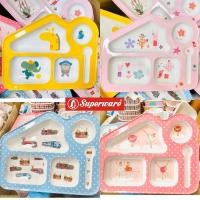 ราคา จานหลุม ถาดหลุม ถาดใส่อาหาร จานหลุมทรงบ้าน เมลามีนศรีไทยซุปเปอร์แวร์ (7540827273)