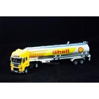 ราคา โมเดลรถเหล็ก รถบรรทุกน้ำมัน Shell โมเดลรถ รถโมเดล Transportation Truck (975197141)