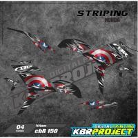ราคา CBR 150 หลายสี CBR 150 04 Racing cbr150 สติ๊กเกอร์รายการแถบรถจักรยานยนต์ (42480181214)