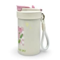 ราคา แก้วน้ำเก็บความเย็น แก้วกาแฟ แก้วน้ำลายดอกไม้ 500ml คละลาย (40617499665)