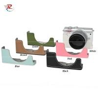ราคา Pu หนังกล้องครึ่งสําหรับ Canon EOS M200 M100 M10 กล้อง (24785296224)