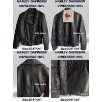 ราคา เสื้อแจ็คเกตหนังHarley Davinson vintage80 มือสองญี่ปุ่น หนังแท้ทั้งตัว (44031479734)