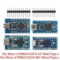 ราคา Pro Micro ATMEGA32U4 5V/16MHZ Type-c Mini USB Microcontroller โมดูลสําหรับ arduino Leonardo R3 Pin Header เปลี่ยน ATmega328 (45607618126)