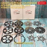 ราคา รถ AC คอมเพรสเซอร์วาล์วปะเก็นแผ่นคอมเพรสเซอร์ Toyota All New Avanza VELOZ COMPLETE SET ORIGINAL DENSO (48255784165)