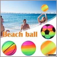 ราคา BENJMOORE ลูกฟุตบอลเด็ก, การจับคู่การฝึกอบรมเกมกลางแจ้ง Rainbow Beach Ball, ฟิลเลอร์วอลเลย์บอลยางกีฬาสนามเด็กเล่น Ball กลางแจ้ง (52059048323)