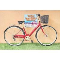 ราคา จักรยานแม่บ้านญี่ปุ่นมือ2 วงล้ออลูมิเนียม27" มีเกียร์Shimano 6speed มีไฟหน้าติดอัตโนมัตื พร้อมใช้งาน (18775133969)