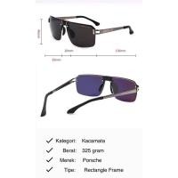 ราคา FALSH, , LUXURY FASHION GLASSES PORSCHE DESIGN 8758 เลนส์โพลาไรซ์ ANTI UV PROTECTION TITANIUM FRAME TRENDY STYLE (56508462511)