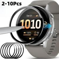 ราคา 2-10 ชิ้นนาฬิกาป้องกันหน้าจอสําหรับ Garmin Swim 2 Quatix 7 Descent G1 พลังงานแสงอาทิตย์โค้งสีดําขอบฟิล์มแก้วสําหรับ Garmin Lily 2 สีม่วงทอง HD ฟิล์มกระจกนิรภัย (48960244569)