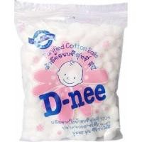 ราคา ( 1 ห่อ) สำลีก้อน ตรา ดีนี่ สำลี แบบก้อน กลม Dnee D-nee purified cotton balls (5358774282)