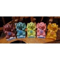 ราคา ออมสินธนาคารออมสินช้างน้อยออมเงิน5แบบ5สีมือสองสภาพดีวางโชว์​ได้ (52651962010)
