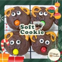 ราคา *ขั้นต่ำ6ชิ้น คละได้ทั้งร้าน*คุกกี้นิ่มน้องเรนเดียร์ Reindeer soft-baked cookies(R1) (12357651187)