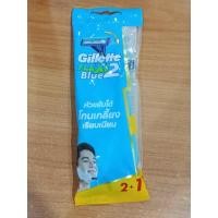ราคา มีดโกนหนวด ยิลเลตต์ บลู2 เฟล็กซ์ซี่ Gillette blue 2 flexi (3ด้าม/ห่อ) (27824258588)